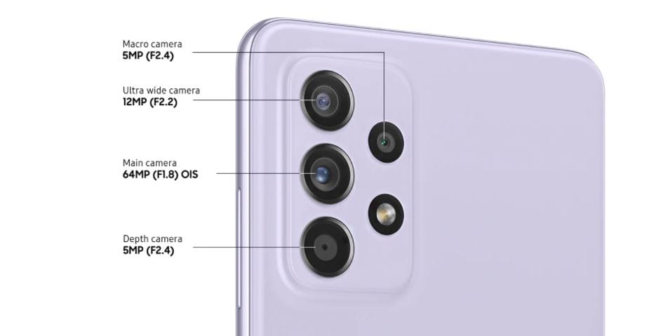Layar Samsung Galaxy A52 yang besar dan tajam