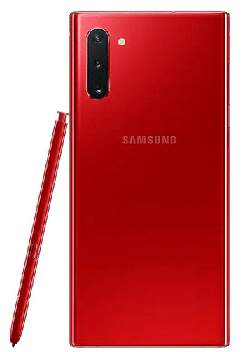 Samsung Galaxy Note 10 Back Side