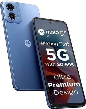 Motorola Moto G34 Front & Back View