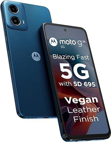 Motorola Moto G34 Front & Back View
