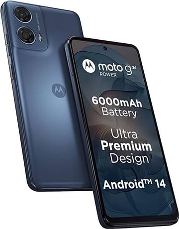 Motorola Moto G24 Power Front & Back View