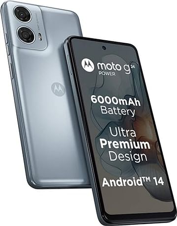 Motorola Moto G24 Power Front & Back View