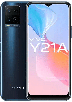 Vivo Y21a Front & Back View