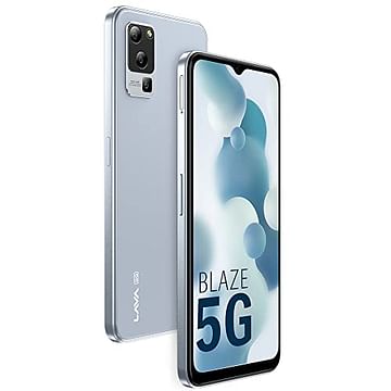 Lava Blaze 5G Front & Back View