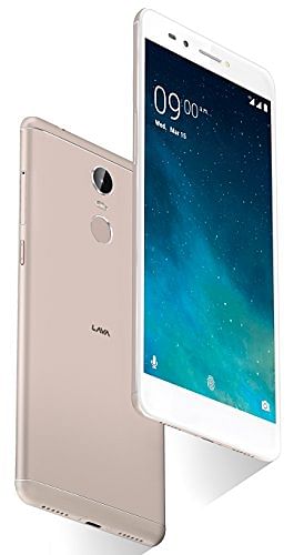 Lava Z25 Front & Back View