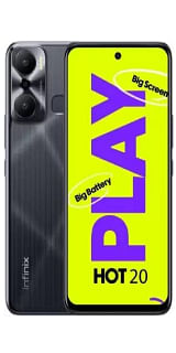 Infinix Hot 20 Play Front & Back View