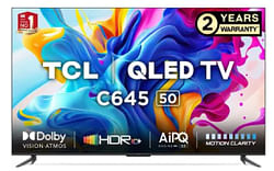 TCL C645 50 inch Ultra HD 4K Smart QLED TV (50C645)