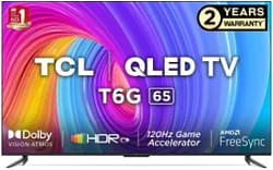 TCL T6G 65 inch Ultra HD 4K Smart QLED TV (65T6G)