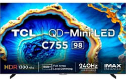 TCL C755 98 inch Ultra HD 4K Smart Mini LED TV (98C755)