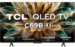 TCL C69B 43 inch Ultra HD Smart QLED TV (43C69B)