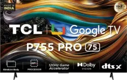 TCL P755 Pro 75 inch Ultra HD 4K Smart QLED TV (75P755 Pro)