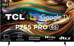 TCL P755 Pro 65 inch Ultra HD 4K Smart QLED TV (65P755 Pro)