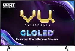 Vu GloLED 2025 Edition 43 inch Ultra HD 4K Smart LED TV (43GLOLED25)