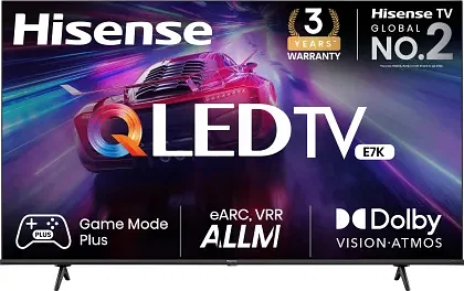 Hisense E7K 43 inch Ultra HD 4K Smart QLED TV (43E7K)