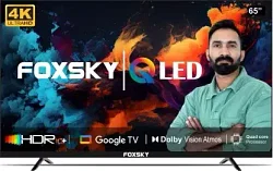 Foxsky 65FS 65 inch Ultra HD 4K Smart QLED TV