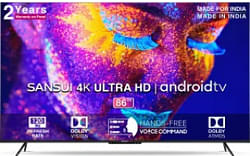 Sansui JSW86ASUHDFF 86 inch Ultra HD 4K Smart LED TV