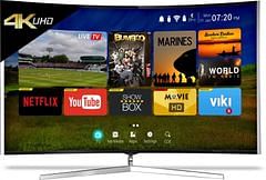 CloudWalker CLOUD TV 65SU-C (65-inch) Ultra HD 4K Curved Smart LED TV