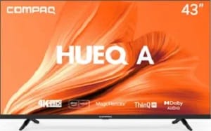 CompaQ HUEQ A CQW43UD 43 Inch Ultra HD 4K Smart LED TV