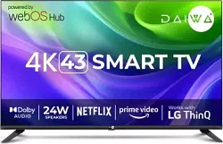 Daiwa D43U3WOS 43 inch Ultra HD 4K Smart LED TV