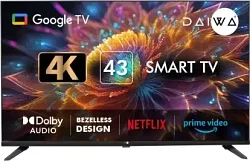 Daiwa 43G1U 43 inch Ultra HD 4K Smart LED TV