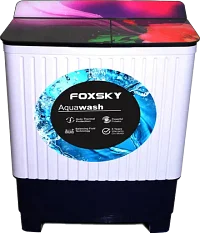 Foxsky Aqua Wash 8 kg Semi Automatic Top Load Washing Machine