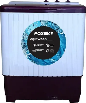 Foxsky Aqua Wash 7.5 kg Semi Automatic Top Load Washing Machine