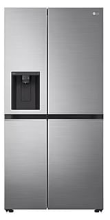 Lg GL-L257CPZX 635L, Side by Side Refrigerator with Smart Inverter Compressor, Water and Ice Dispenser with UV Nano, Hygiene Fresh+
