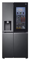 Lg GL-X257AMCX Knock Twice, See Inside, 635L InstaView Door-in-Door, Side-by-Side Refrigerator with Smart Inverter Compressor