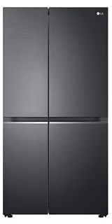 Lg GL-B257EMC3 650L, Convertible Side-by-Side Refrigerator with Smart Inverter Compressor, Hygiene Fresh+, DoorCooling+