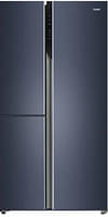 Haier 598L, Graphite Black Finish, 3 Door Side by side RefrigeratorHRT-683GK