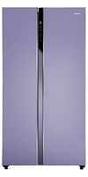 Haier 596 L ,Inox Marine Finish side by side Frost Free Refrigerator HES-690IM