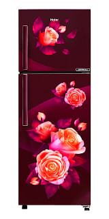 Haier 240 L, 2 Star, Red Rose Finish Top Mounted Frost Free Refrigerator HRF-2902CRR-P