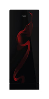 Haier 190 L, 5 Star, Spiral Glass Finish Direct Cool Single Door Refrigerator with Base Drawer HRD-2105PSG-P