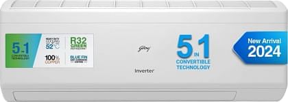 Godrej EI 18IINV5R32 WYS 1.5 Ton 5 Star 2024 Inverter Split AC