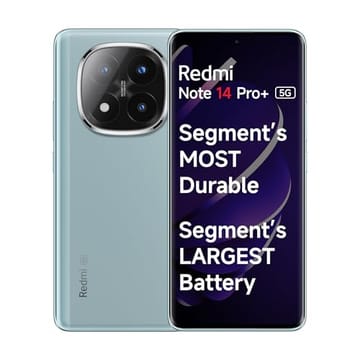 Xiaomi Redmi Note 14 Pro Plus 5G Front & Back View