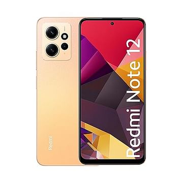Xiaomi Redmi Note 12 4G Front & Back View