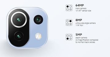 Xiaomi Mi 11 Lite Camera Design