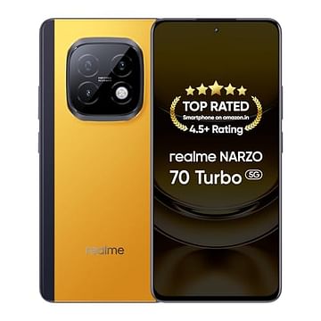 Realme NARZO 70 Turbo 5G Front & Back View