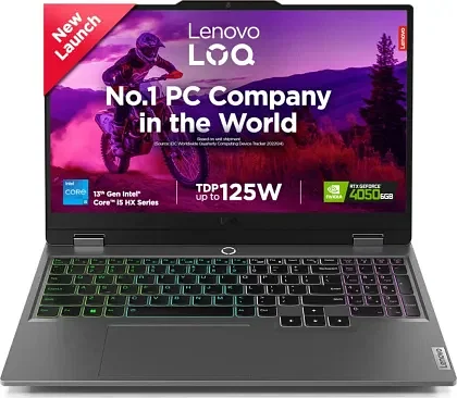 Lenovo LOQ 83DV007GIN Gaming Laptop (13th Gen Core i5/ 16GB/ 512GB SSD/ Win11/ 6GB RTX 4050 Graph)