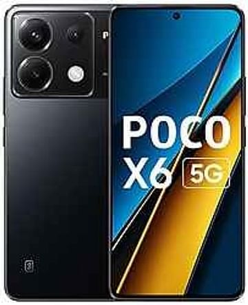 Poco X6 Front & Back View