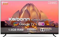 Karbonn Kohinoor Series KJSW32GSHD 32 inch HD Ready Smart LED TV
