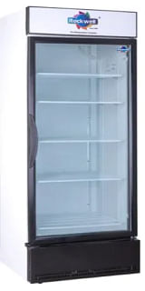 Rockwell RVC700B 595 L Single Glass Door Visi Cooler